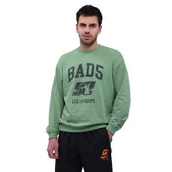 AWDW035-7 Толстовка Badfive Culture зеленый